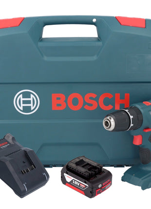 Taladro percutor inalámbrico Bosch GSB 18V-21 18 V 55 Nm + 1x batería 4,0 Ah + cargador + maletín L