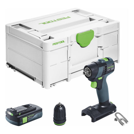 Festool TXS 18-Basic Akku Bohrschrauber 18 V 40 Nm Brushless + 1x Akku 3,0 Ah + Systainer - ohne Ladegerät - Toolbrothers