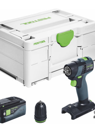 Festool TXS 18-Basic Akku Bohrschrauber 18 V 40 Nm Brushless + 1x Akku 5,0 Ah + Systainer - ohne Ladegerät - Toolbrothers