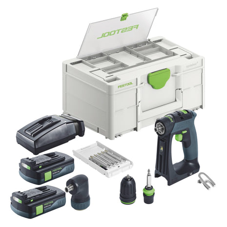 Festool CXS 18-3,0-Set Akku Bohrschrauber 18 V 40 Nm Brushless + 1x Akku 3,0 Ah + Ladegerät + Systainer ( 576884 ) - Toolbrothers