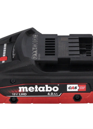 Metabo WB 18 LTX BL 15-125 Quick Meuleuse d'angle sans fil 18 V 125 mm Brushless + 1x batterie 4,0 Ah + metaBOX - sans chargeur