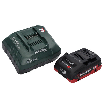 Metabo WB 18 LTX BL 15-125 Quick amoladora angular sin cable 18 V 125 mm sin escobillas + 1x batería recargable 4,0 Ah + cargador + metaBOX