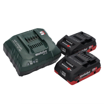 Metabo WB 18 LTX BL 15-125 Quick amoladora angular sin cable 18 V 125 mm sin escobillas + 2x batería recargable 4,0 Ah + cargador + metaBOX