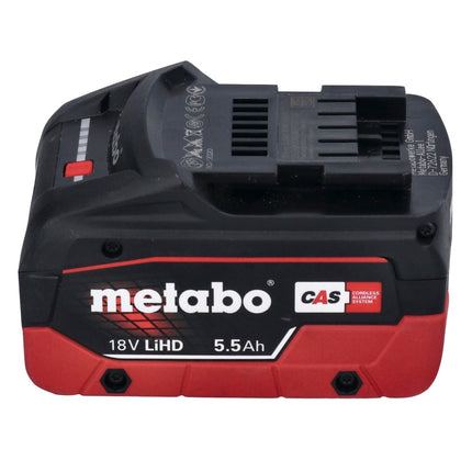 Metabo WB 18 LTX BL 15-125 Quick cordless angle grinder 18 V 125 mm brushless + 1x rechargeable battery 5.5 Ah + metaBOX - without charger