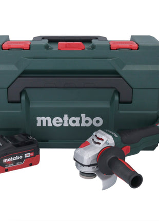 Metabo WB 18 LTX BL 15-125 Quick akumulatorowa szlifierka kątowa 18 V 125 mm bezszczotkowa + 1x akumulator 8,0 Ah + metaBOX - bez ładowarki