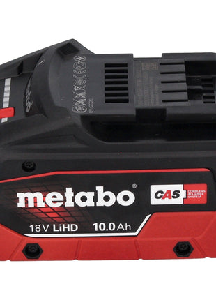 Metabo WB 18 LTX BL 15-125 Quick Meuleuse d'angle sans fil 18 V 125 mm Brushless + 1x batterie 10,0 Ah + metaBOX - sans chargeur