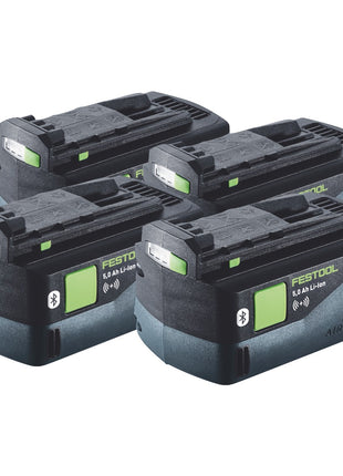 Festool Akku Set 4x BP 18 Li 5,0 ASI Akku 18 V 5,0 Ah / 5000 mAh Li-Ion ( 4x 577660 ) Bluetooth mit Ladestandanzeige - Toolbrothers