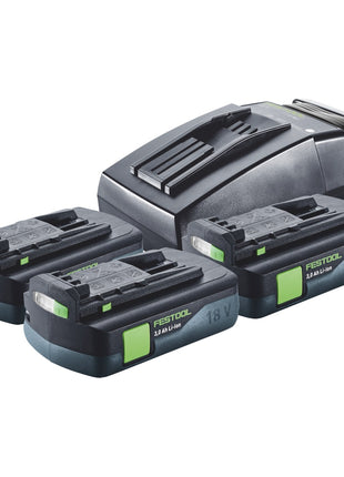 Festool Energie Set 3x BP 18 Li 3,0 C Akku 18 V 3,0 Ah / 3000 mAh Li-Ion ( 3x 577658 ) + TCL 6 Ladegerät ( 201135 ) - Toolbrothers