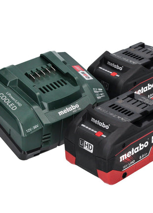 Metabo WPB 18 LT BL 11-125 Quick Akku Winkelschleifer 18 V 125 mm Brushless + 2x Akku 8,0 Ah + Ladegerät + metaBOX - Toolbrothers