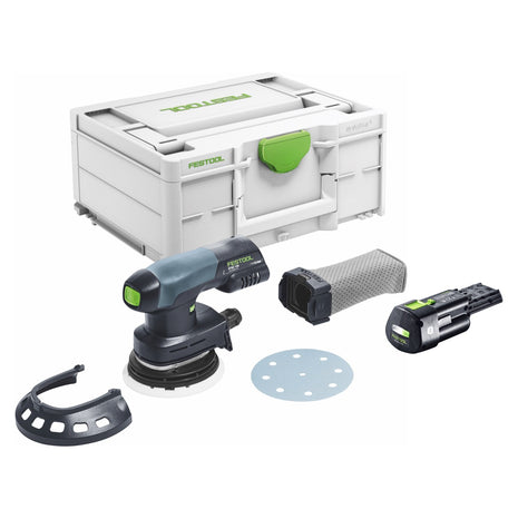 Festool ETSC 125-Basic Akku Exzenterschleifer 18 V 125 mm Brushless + 1x Akku 3,0 Ah + Systainer - ohne Ladegerät - Toolbrothers