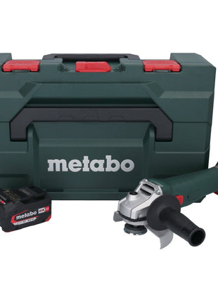 Metabo W 18 L 9-125 Meuleuse angulaire sans fil 18 V 125 mm + 1x batterie 4,0 Ah + metaBOX - sans chargeur