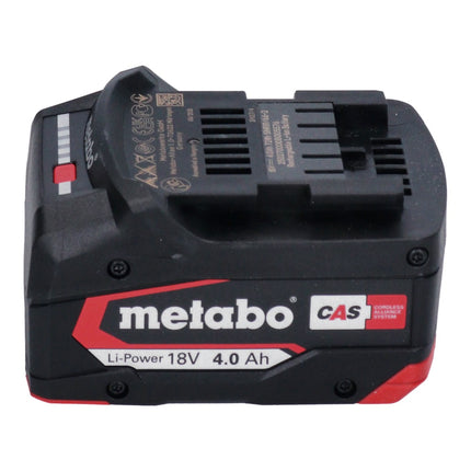 Metabo W 18 L 9-125 Amoladora angular sin cable 18 V 125 mm + 1x batería 4,0 Ah + metaBOX - sin cargador