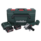 Metabo W 18 L 9-125 amoladora angular sin cable 18 V 125 mm + 2x batería 4.0 Ah + cargador + metaBOX ( 602247510 )
