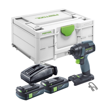 Festool TID 18-Basic Akku Schlagschrauber 18 V 180 Nm 1/4" + 2x Akku 3,0 Ah + Ladegerät + Systainer - Toolbrothers