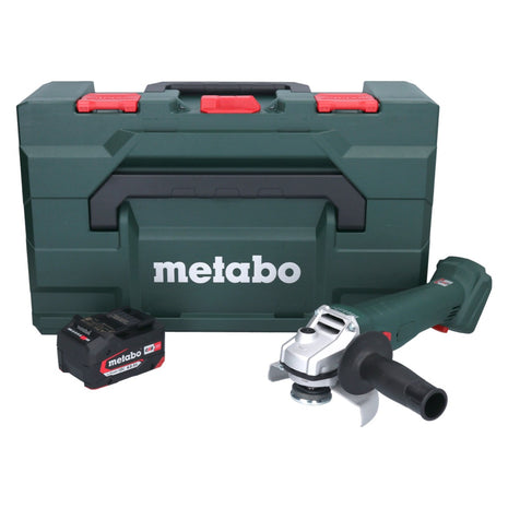 Metabo W 18 7-125 Smerigliatrice angolare a batteria 18 V 125 mm + 1x batteria 4,0 Ah + metaBOX - senza caricabatterie