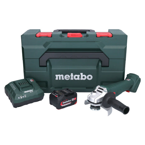 Metabo W 18 7-125 Akku Winkelschleifer 18 V 125 mm + 1x Akku 4,0 Ah + Ladegerät + metaBOX