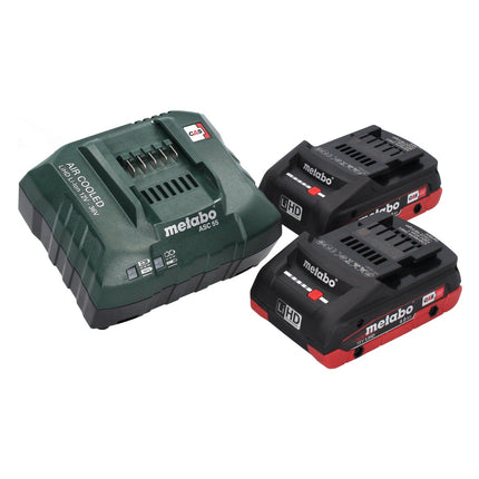 Metabo W 18 7-125 Akku Winkelschleifer 18 V 125 mm + 2x Akku 4,0 Ah + Ladegerät + metaBOX - Toolbrothers