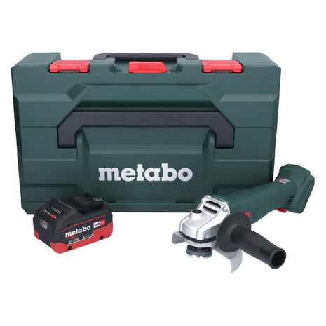 Metabo W 18 7-125 Akku Winkelschleifer 18 V 125 mm + 1x Akku 5,5 Ah + metaBOX - ohne Ladegerät - Toolbrothers