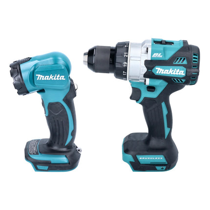 Makita DLX 5085 TX1 kit combinado de baterías 18 V DHP 486 + DHS 661 + DJR 186 + DEADML 815 + 2x baterías 5.0 Ah + cargador + bolsa