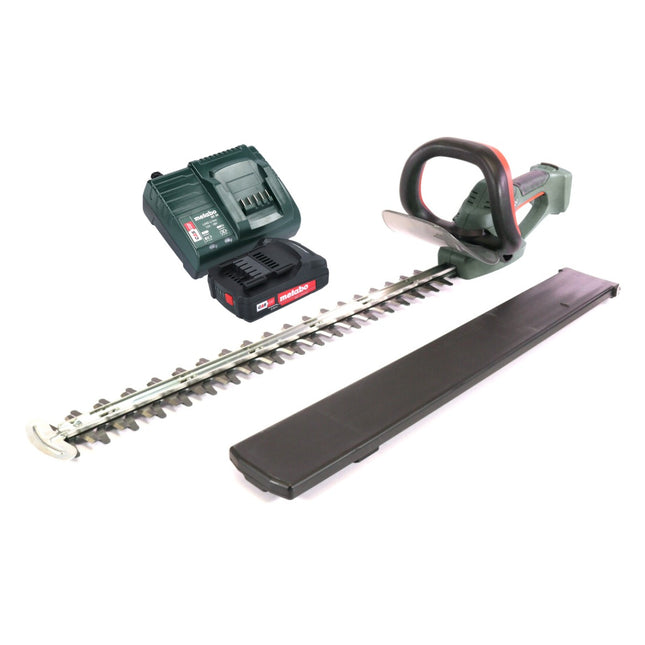 Metabo AHS 18-65 V cordless hedge trimmer 18 V 63 cm + 1x battery 2.0 Ah + charger