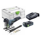 Festool CARVEX PSC 420-Basic scie sauteuse alternative sans fil 18 V 120 mm sans balai + 1x batterie 3,0 Ah + chargeur + systainer