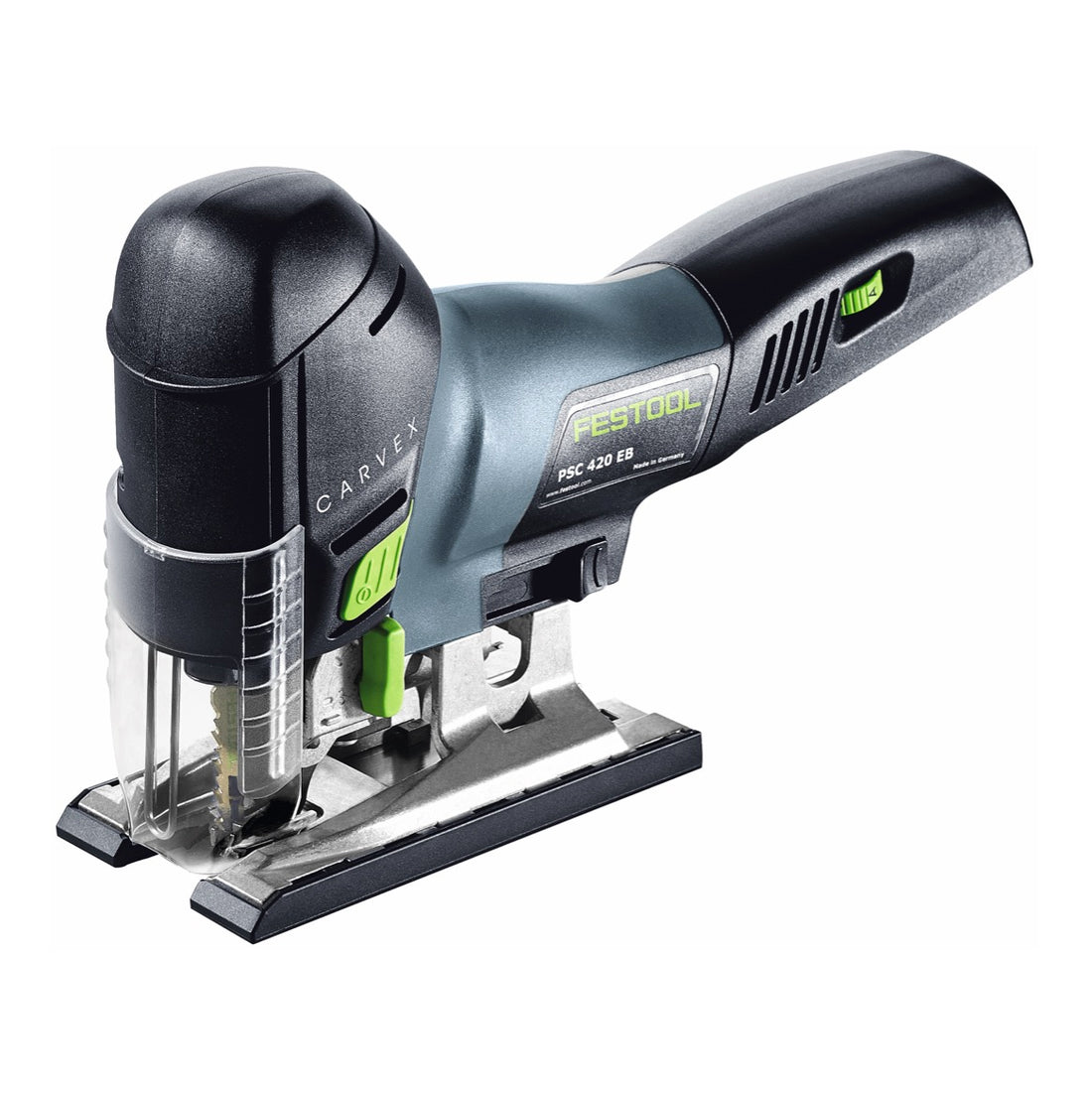 Festool CARVEX PSC 420-Basic Sierra de vaivén sin cable 18 V 120 mm sin cepillo + 1x batería 3,0 Ah + cargador + systainer