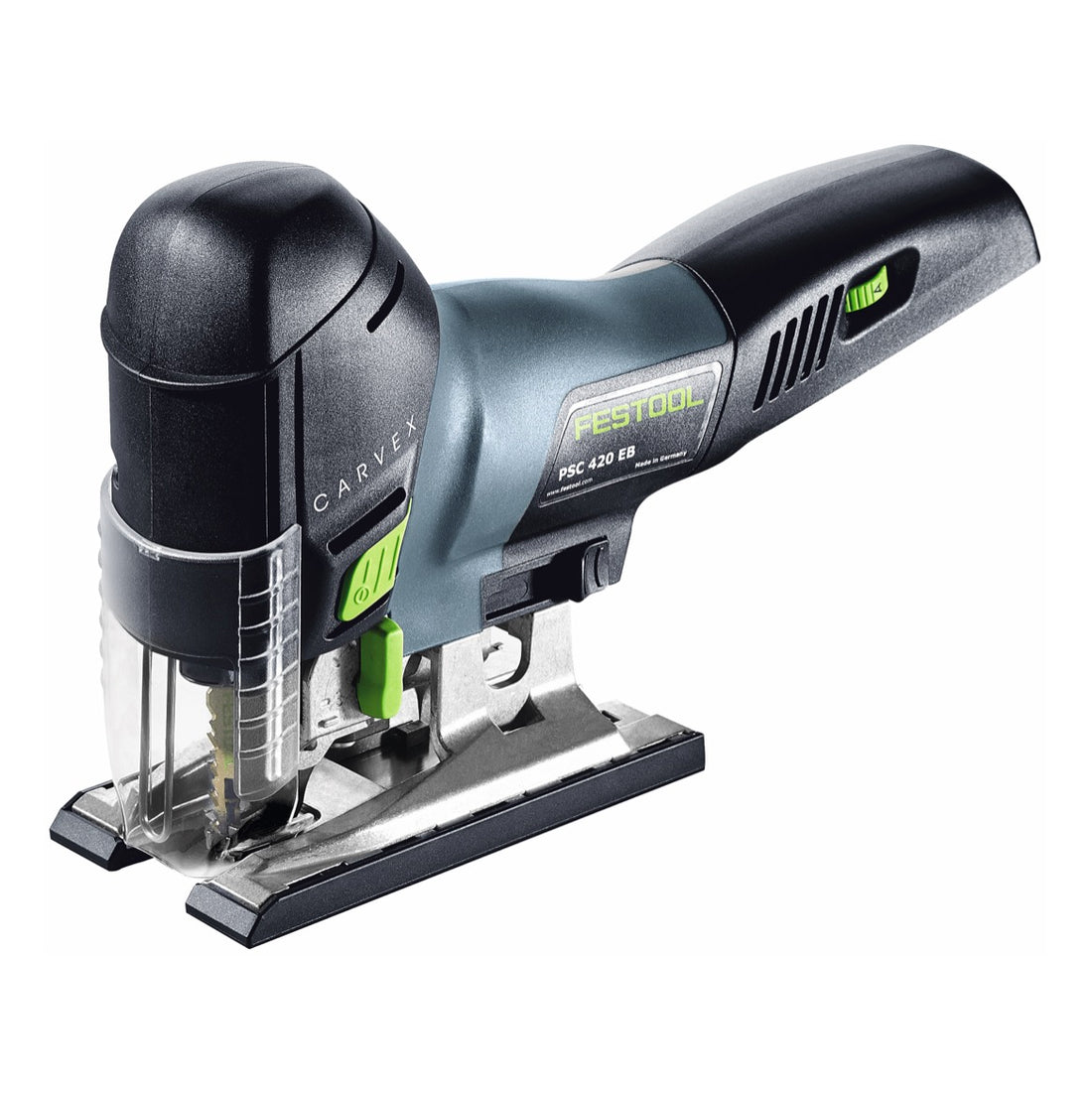 Sierra de vaivén sin cable Festool CARVEX PSC 420-Basic 18 V 120 mm sin escobillas + 2x batería 3,0 Ah + cargador + systainer