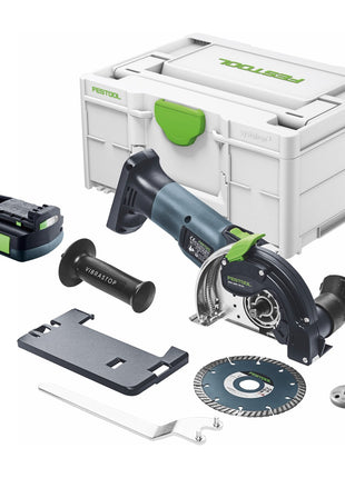 Festool DSC-AGC 18-125 FH EB-Basic Akku Freihandtrennsystem 18 V 125 mm Brushless + 1x Akku 3,0 Ah + Systainer - ohne Ladegerät - Toolbrothers