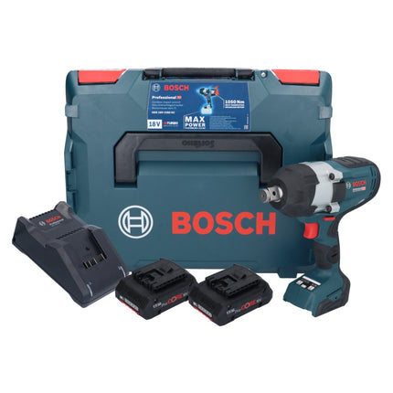 Bosch GDS 18V-1050 HC Akku Drehschlagschrauber 18 V 1050 Nm BITURBO Brushless + 2x ProCORE Akku 4,0 Ah + Ladegerät + L-Boxx - Toolbrothers