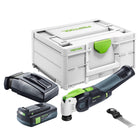 Festool VECTURO OSC 18 E-Basic Akku Oszillierer 18 V Starlock Max Brushless + 1x Akku 3,0 Ah + Ladegerät + Systainer - Toolbrothers