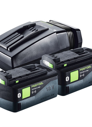 Festool VECTURO OSC 18 E-Basic Set Akku Oszillierer 18 V Starlock Max Brushless + 2x Akku 5,0 Ah + Ladegerät + 7 tlg. Zubehör Set + Systainer - Toolbrothers