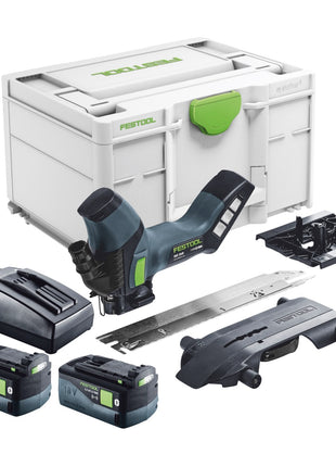 Festool ISC 240 EB-Basic Akku Dämmstoffsäge 18 V 240 mm + 2x Akku 5,0 Ah + Ladegerät + Systainer - Toolbrothers