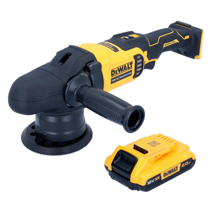 Polisseuse excentrique à batterie DeWalt DCM 848 N 18 V 125 mm sans balais + 1x batterie 2,0 Ah - sans chargeur