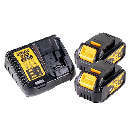 Pulidora excéntrica a batería DeWalt DCM 848 M2 18 V 125 mm sin escobillas + 2x baterías 4,0 Ah + cargador