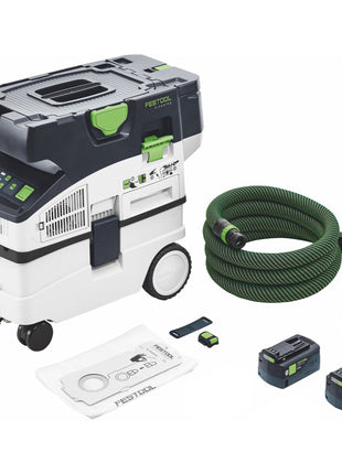 Festool CTMC MIDI I-Basic Akku Absaugmobil 36 V ( 2x 18 V ) Staubkl. M + 2x Akku 5,0 Ah - ohne Ladegerät - Toolbrothers