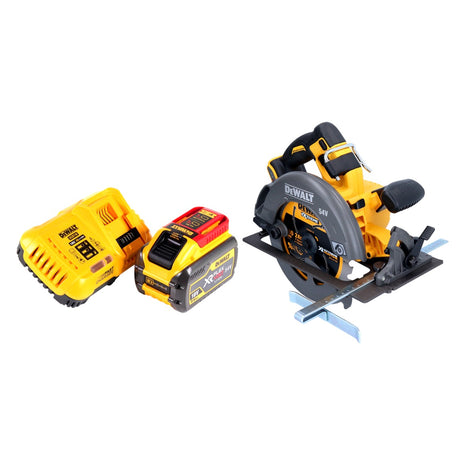 DeWalt DCS 575 X1 Scie circulaire manuelle sans fil 54 V FlexVolt 190 mm Brushless + 1x batterie 9,0 Ah + chargeur