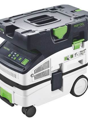 Festool CTLC MINI I-Basic Akku Absaugmobil 36 V ( 2x 18 V ) Staubkl. L + 2x Akku 5,0 Ah + Doppelladegerät + Systainer - Toolbrothers