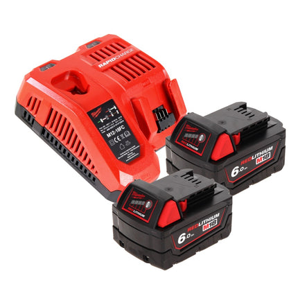 2x Set de lijado Toolbrothers TURTLE 125mm + Lijadora excéntrica a batería Milwaukee M18 BOS125-602 FC 18 V 125 mm + 2x batería 6,0 Ah + cargador
