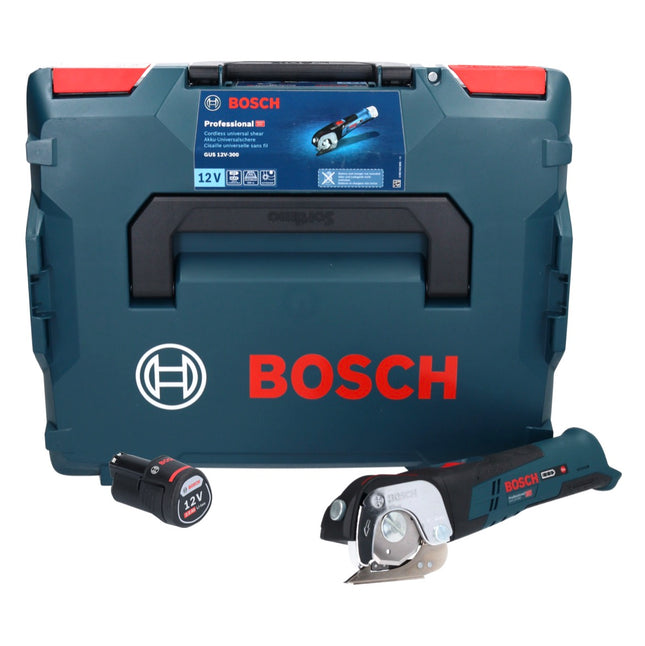 Bosch GUS 12V-300 Professional cordless universal shears 12 V + 1x rechargeable battery 2.0 Ah + L-Boxx - without charger