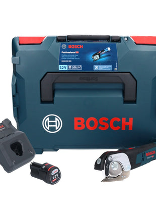 Bosch GUS 12V-300 Professional tijeras universales a batería 12 V + 1x batería 2,0 Ah + cargador + L-Boxx