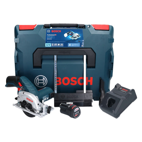 Bosch GKS 12V-26 Professional Akku Handkreissäge 12 V 85 mm + 1x Akku 2,0 Ah + Ladegerät + L-Boxx - Toolbrothers