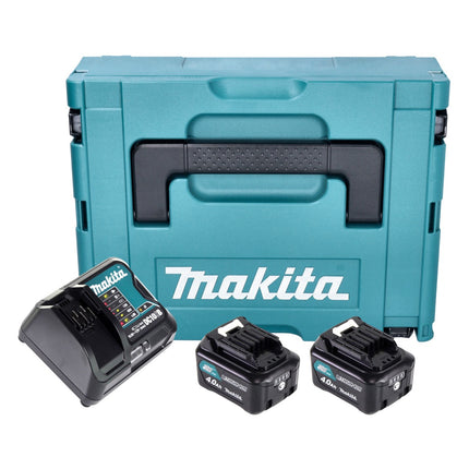 Makita Power Source Kit ( 197641-2 ) 2x BL 1041 B battery 12 V max. 4.0 Ah CXT + DC 10 SB charger + Makpac