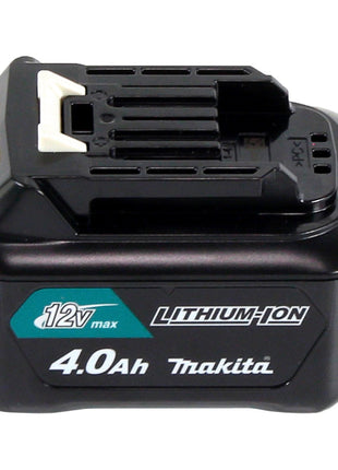 Kit de fuente de alimentación Makita 4x batería BL 1041 B 12 V máx. 4,0 Ah CXT (4x 197406-2) + cargador DC 10 SB (197363-4) + Makpac