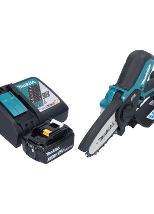 Sierra de podar a batería Makita DUC 101 RF01 18 V 10 cm sin escobillas + 1x batería 3,0 Ah + cargador