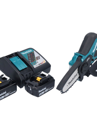 Makita DUC 101 RT Akku Astsäge 18 V 10 cm Brushless + 2x Akku 5,0 Ah + Ladegerät