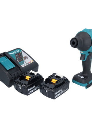 Makita DAS 180 RG Akku Gebläse 18 V Brushless + 2x Akku 6,0 Ah + Ladegerät - Toolbrothers