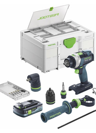 Festool TPC 18/4 I-Basic-Set Akku Schlagbohrschrauber 18 V 75 Nm Brushless + 1x Akku 4,0 Ah + Systainer - ohne Ladegerät - Toolbrothers