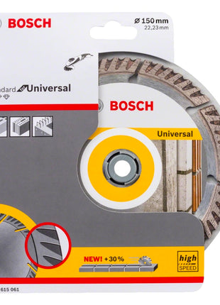 Bosch Standard for Universal Diamanttrennscheibe 150 x 22,23 mm 5 Stk. ( 5x 2608615061 ) - Toolbrothers