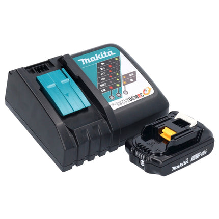 Makita DHP 484 RA1JB taladro percutor inalámbrico 18 V 54 Nm sin escobillas negro + 1x batería 2,0 Ah + cargador + Makpac