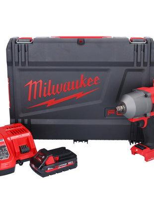 Milwaukee M18 ONEFHIWF12-301X Llave de impacto inalámbrica 18 V 1356 Nm 1/2" sin escobillas + 1x batería 3,0 Ah + cargador + caja HD